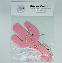 Load image into Gallery viewer, Sew Your Own Felt Lobster Christmas Ornament Kit
