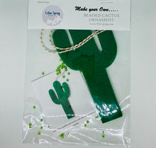 Load image into Gallery viewer, Sew Your Own Felt Cactus Christmas Ornament Kit
