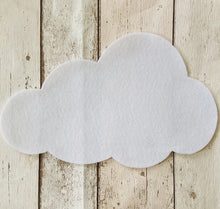 Load image into Gallery viewer, 30cm Large Felt Clouds, Die Cut Felt Clouds
