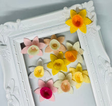 Load image into Gallery viewer, Felt Daffodil Flowers, Felt die cut flowers, DIY Flower Kit
