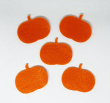 Load image into Gallery viewer, Felt Pumpkins, Felt Die Cut Pumpkin
